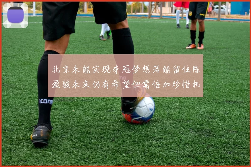 北京未能实现夺冠梦想若能留住陈盈骏未来仍有希望但需倍加珍惜机会